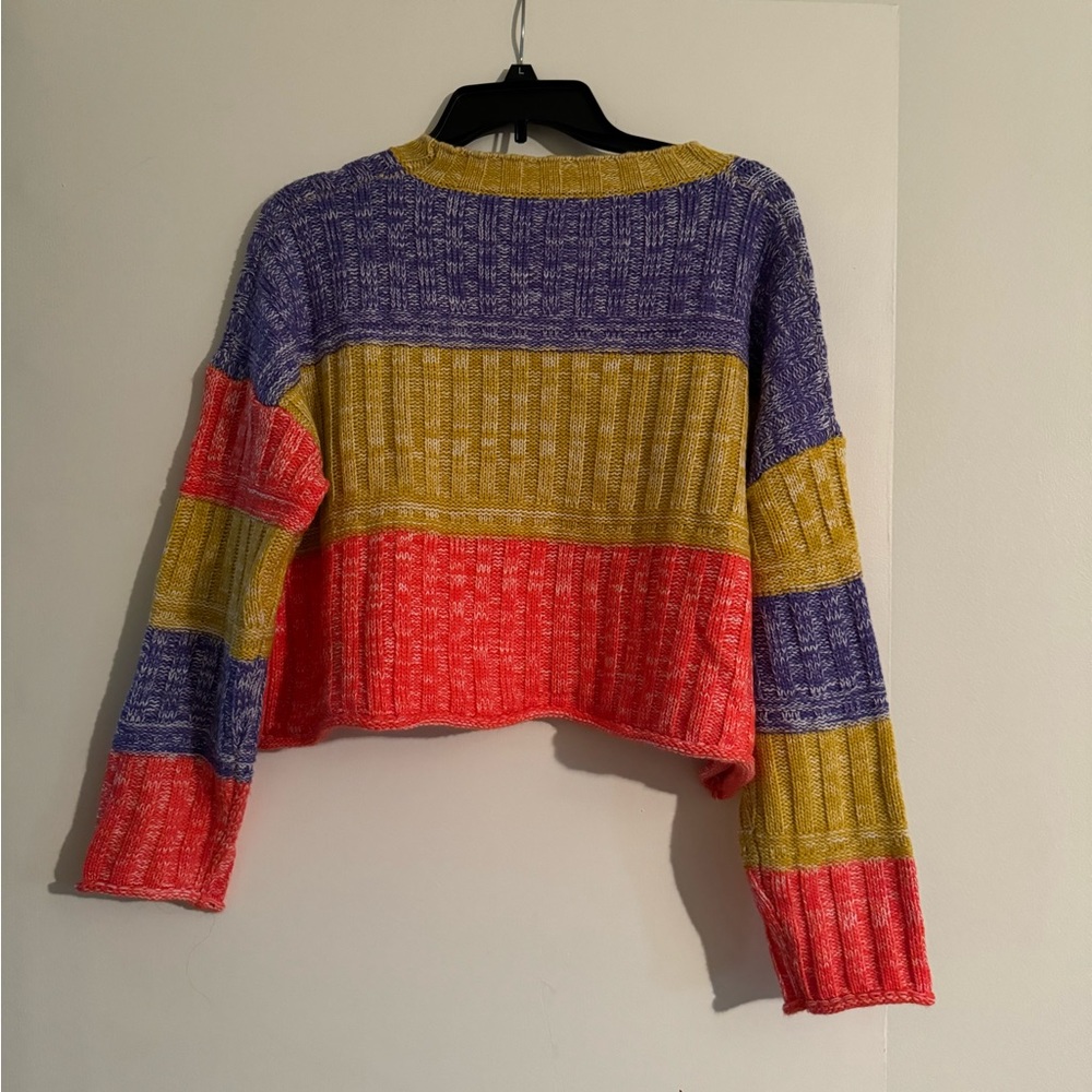 Color block striped sweater - Picture 2 of 5